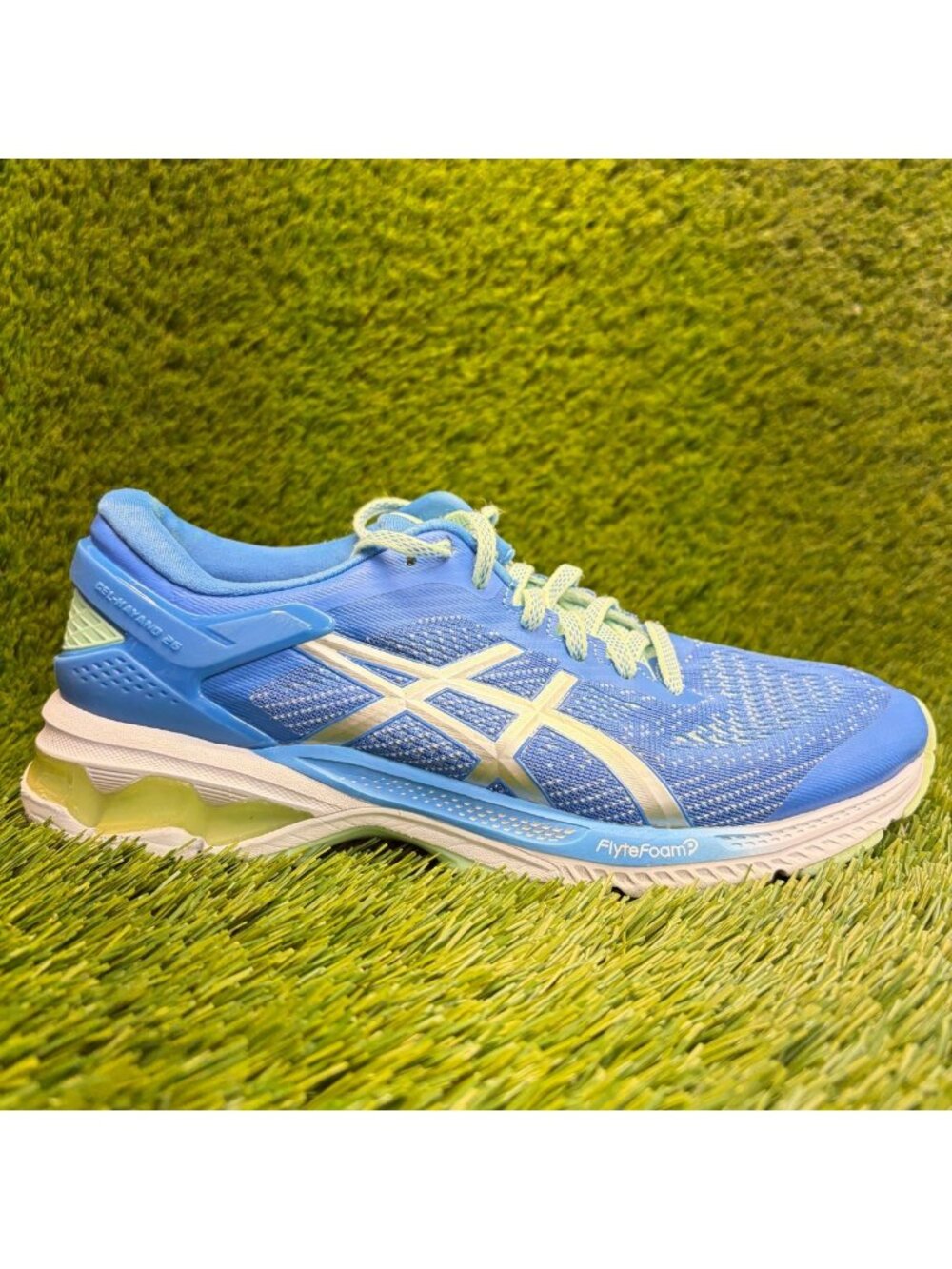 Asics Gel Kayano 26 Womens Size 8 Blue Athletic Running Walking Shoes Sneakers